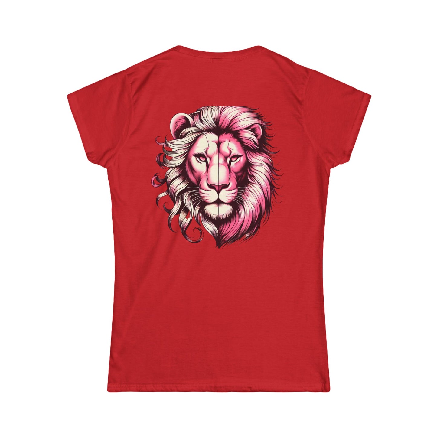 Esandor Lion Graphic Tee - Stylish Women's Softstyle T-Shirt