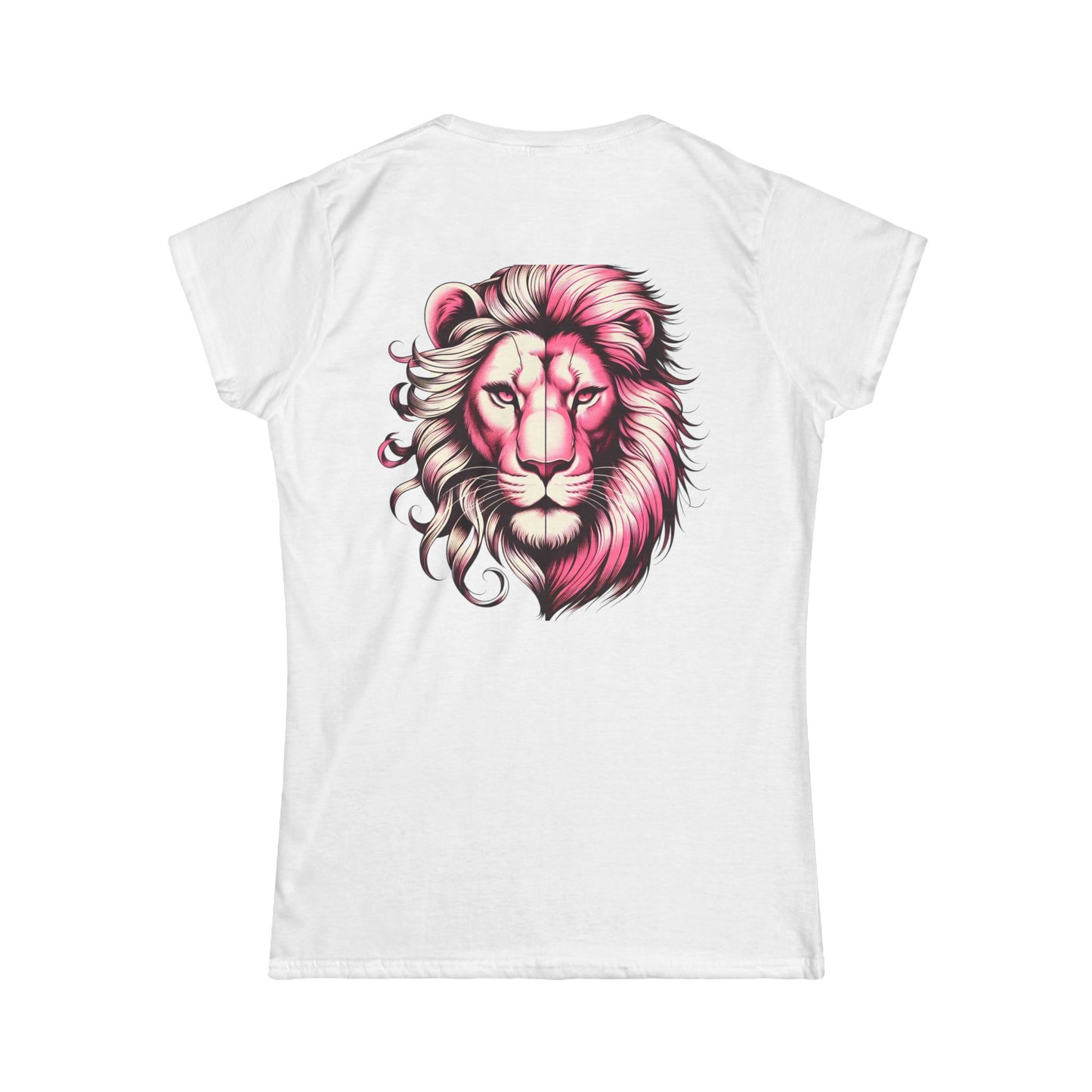 Esandor Lion Graphic Tee - Stylish Women's Softstyle T-Shirt