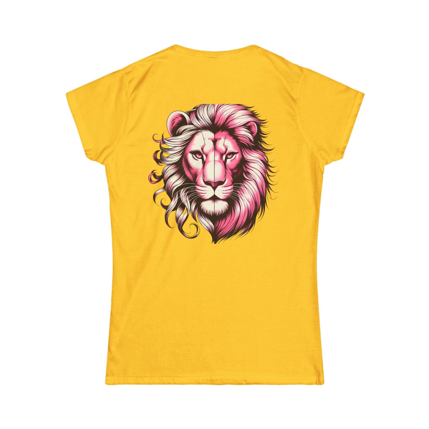 Esandor Lion Graphic Tee - Stylish Women's Softstyle T-Shirt