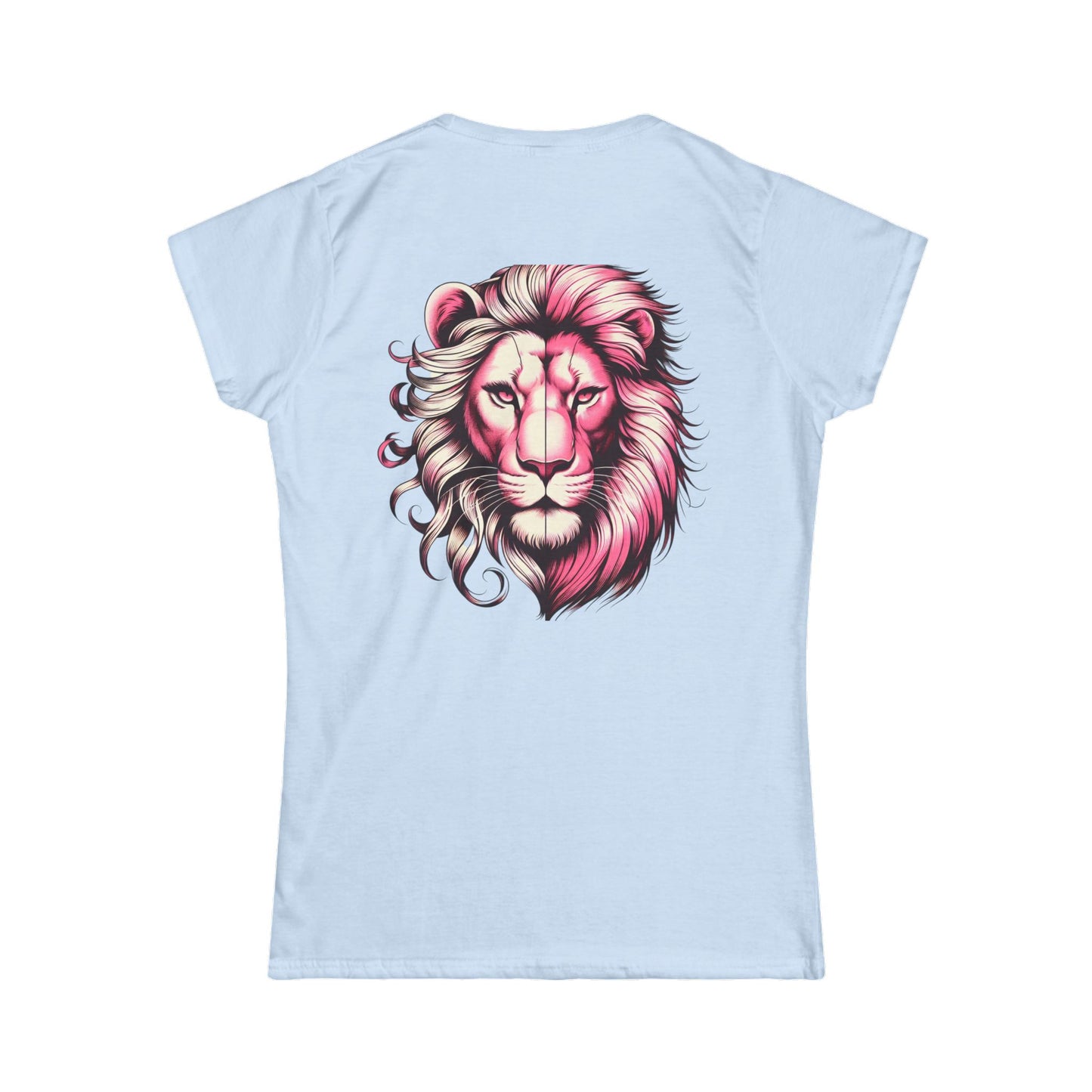 Esandor Lion Graphic Tee - Stylish Women's Softstyle T-Shirt