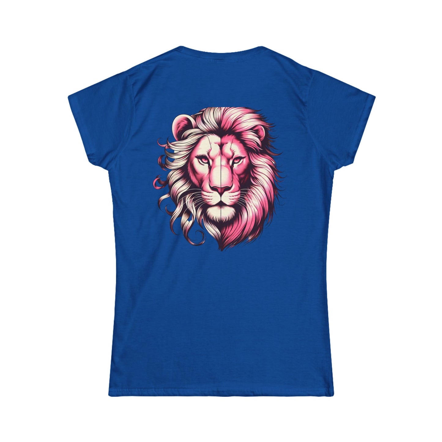 Esandor Lion Graphic Tee - Stylish Women's Softstyle T-Shirt