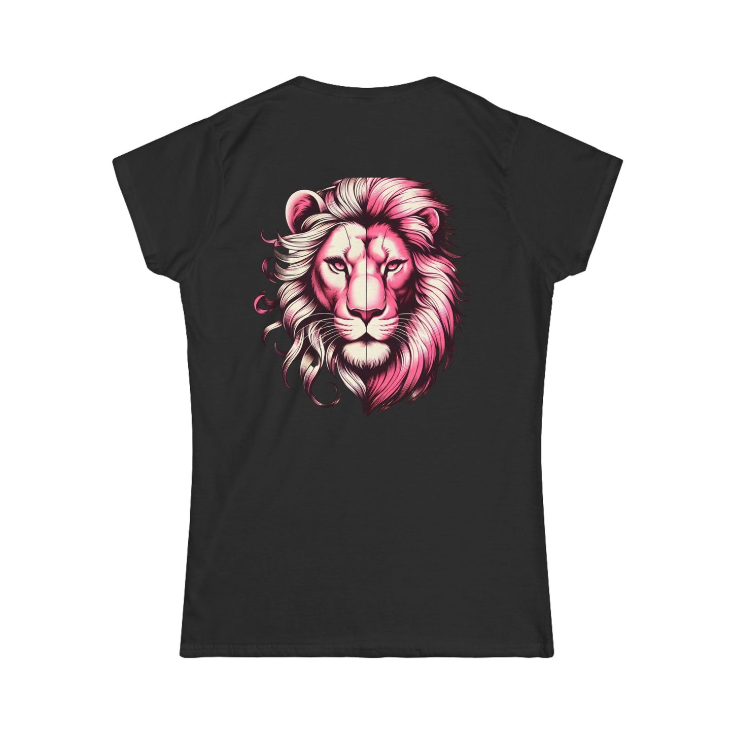 Esandor Lion Graphic Tee - Stylish Women's Softstyle T-Shirt