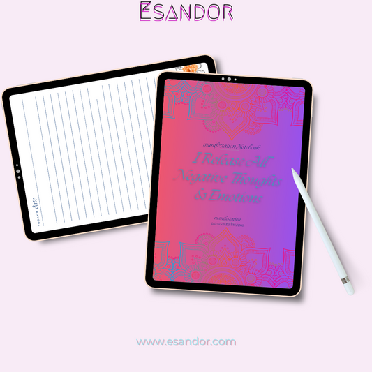 Embrace & Release Journal: I Realise All Negative Thoughts & Emotions