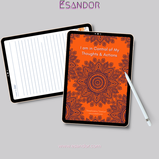Embrace & Release Journal: I Am In Control Of My Thoughts & Actions