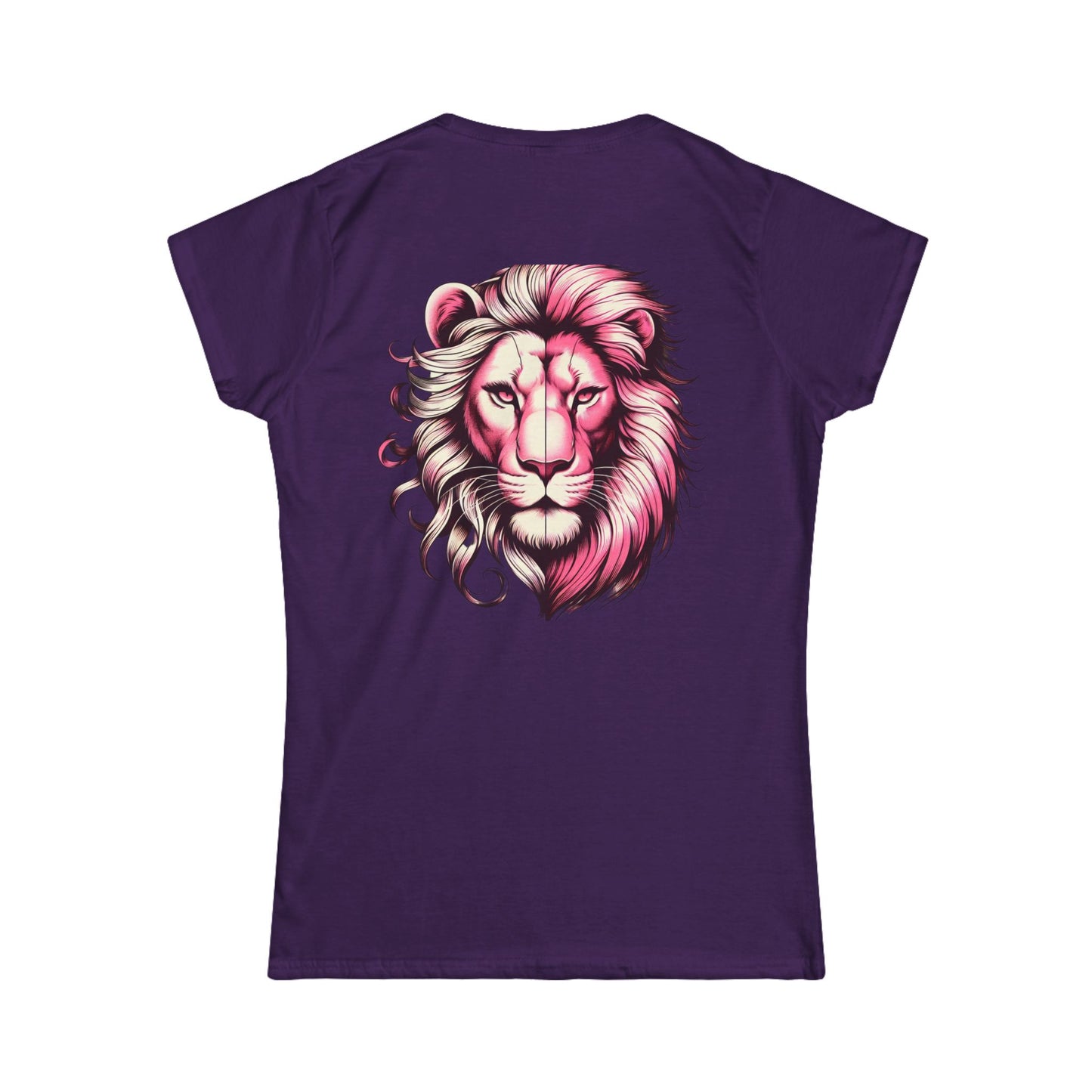 Esandor Lion Graphic Tee - Stylish Women's Softstyle T-Shirt