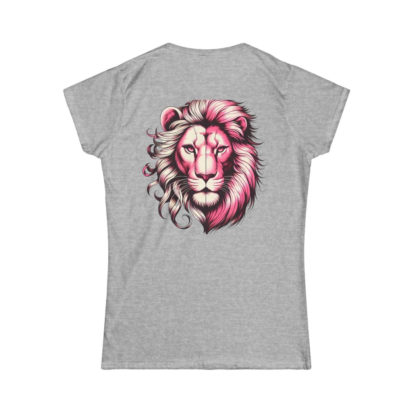 Esandor Lion Graphic Tee - Stylish Women's Softstyle T-Shirt