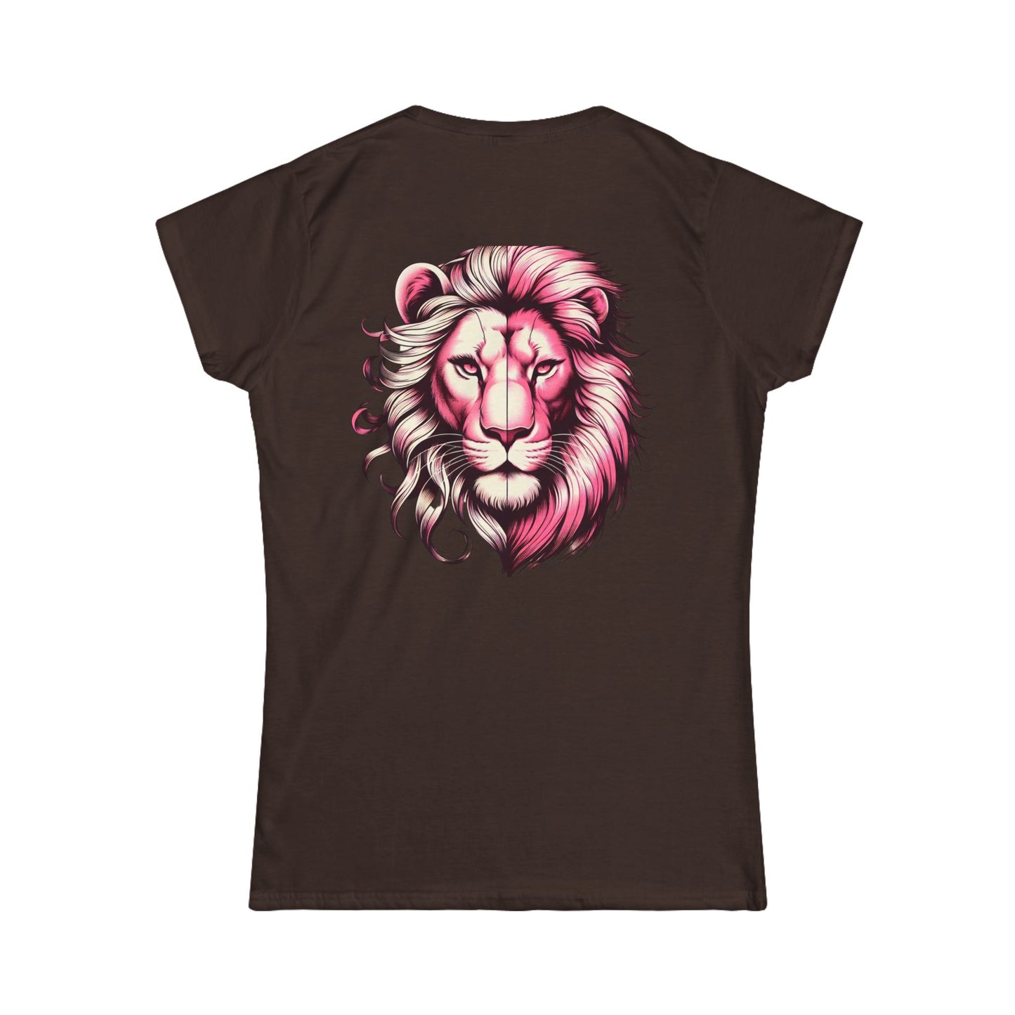 Esandor Lion Graphic Tee - Stylish Women's Softstyle T-Shirt