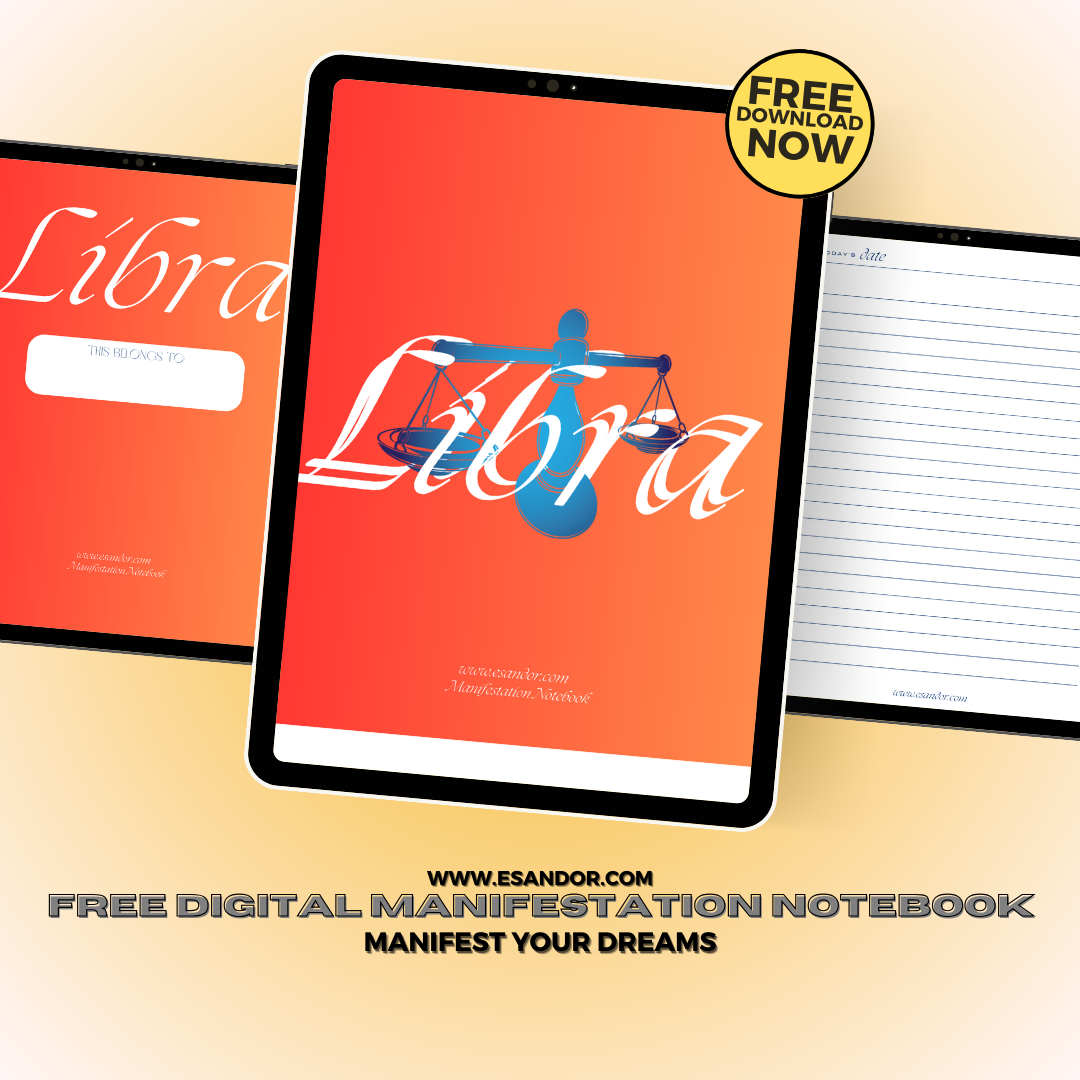 Libra Manifestation Notebook