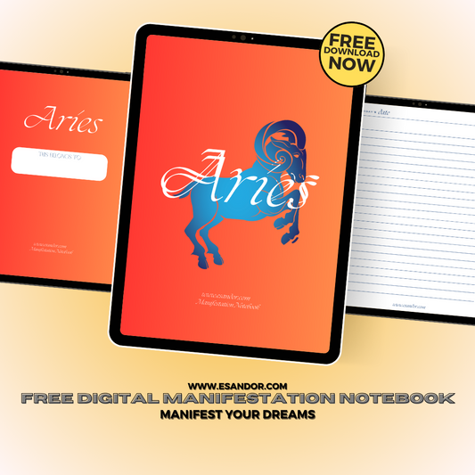 Aries Manifestation Notebook