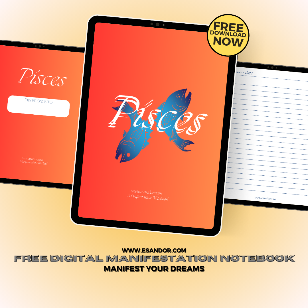 Pisces Manifestation Notebook