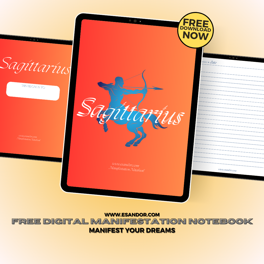 Sagittarius Manifestation Notebook