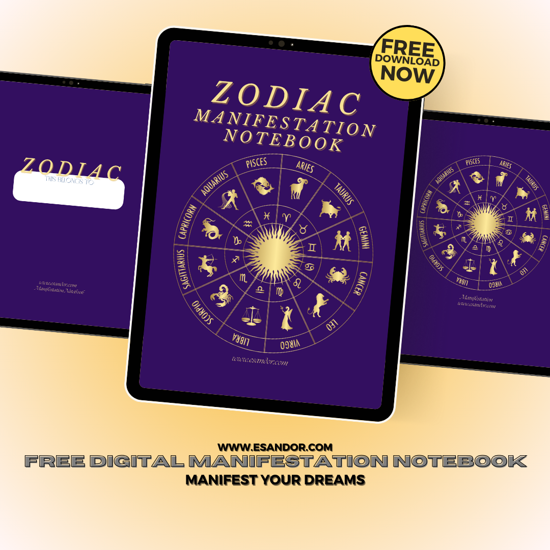 Zodiac Manifestation Notebook
