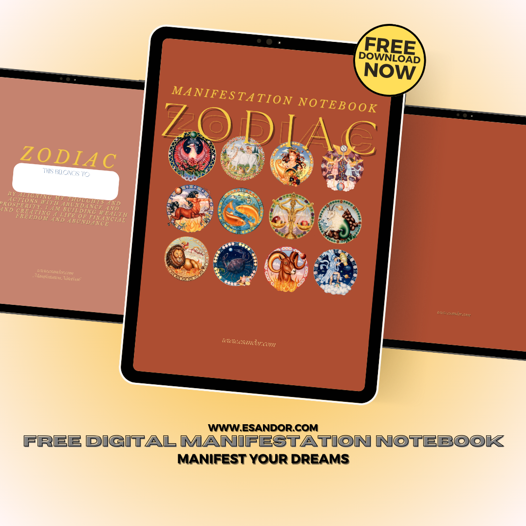 Zodiac Manifestation Notebook