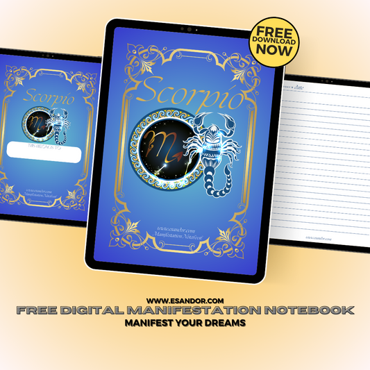 Scorpio Manifestation Notebook