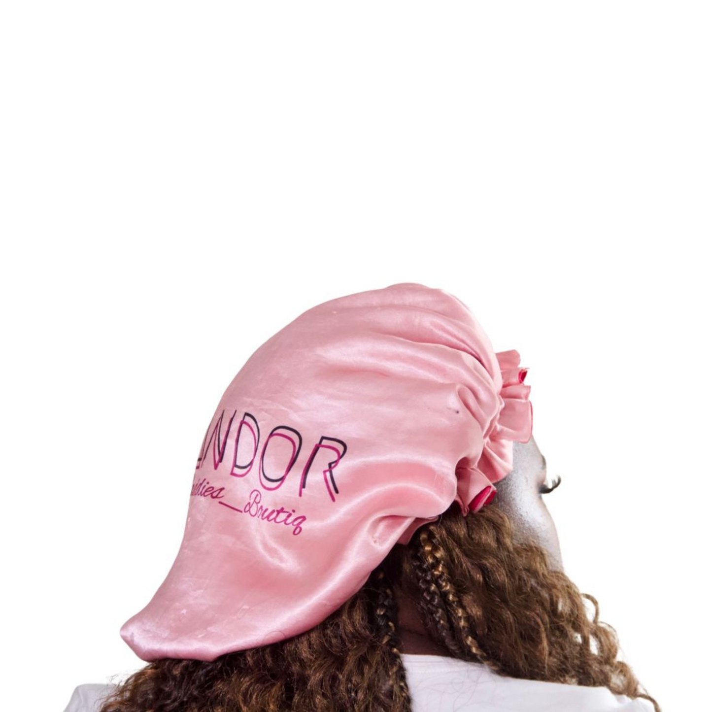 Hot & Baby Pink Reversible Hair Bonnet
