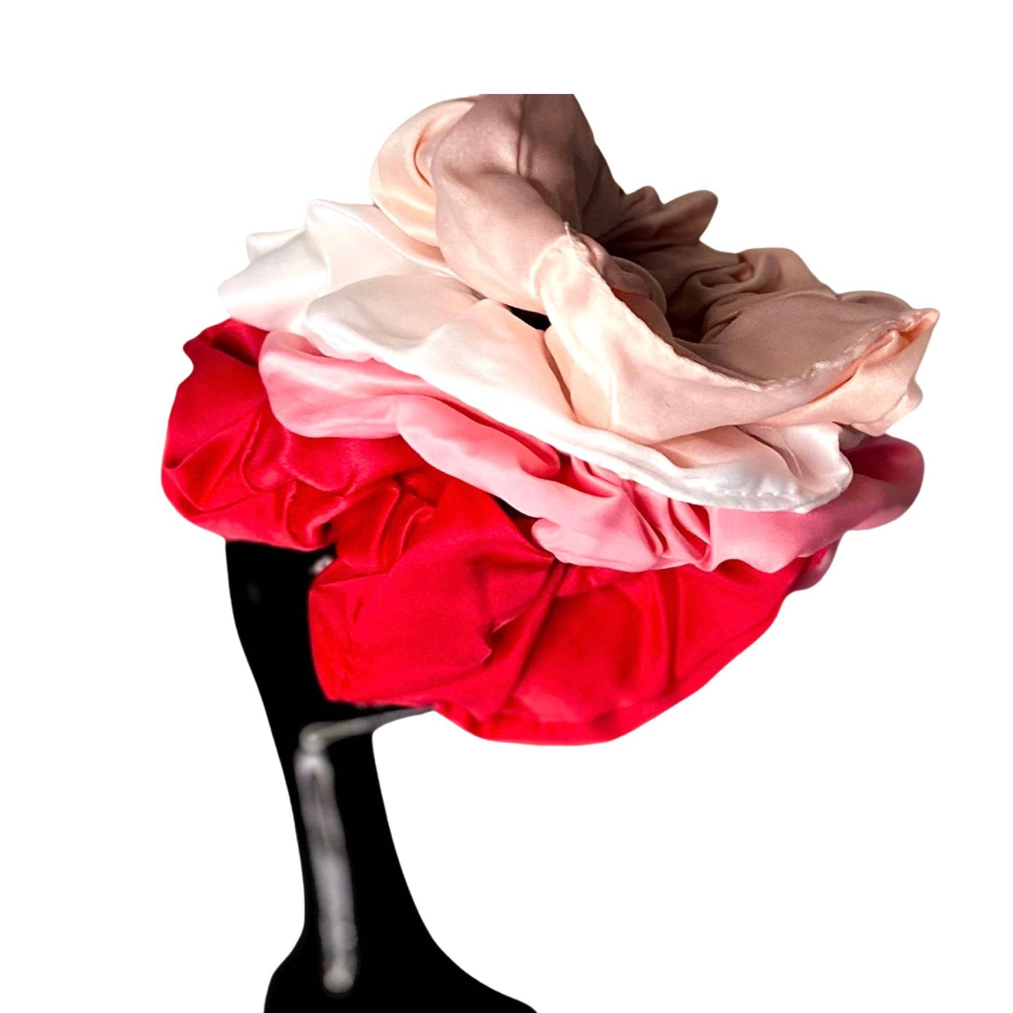 Bloom Satin Silk Scrunchie Set of 4