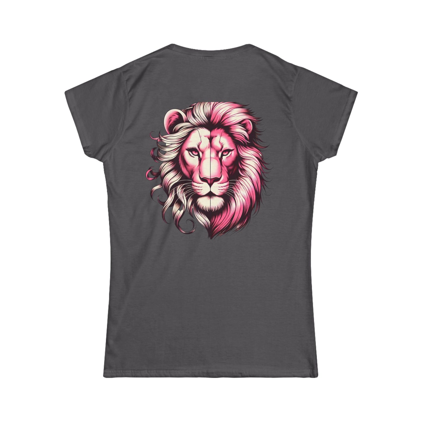 Esandor Lion Graphic Tee - Stylish Women's Softstyle T-Shirt