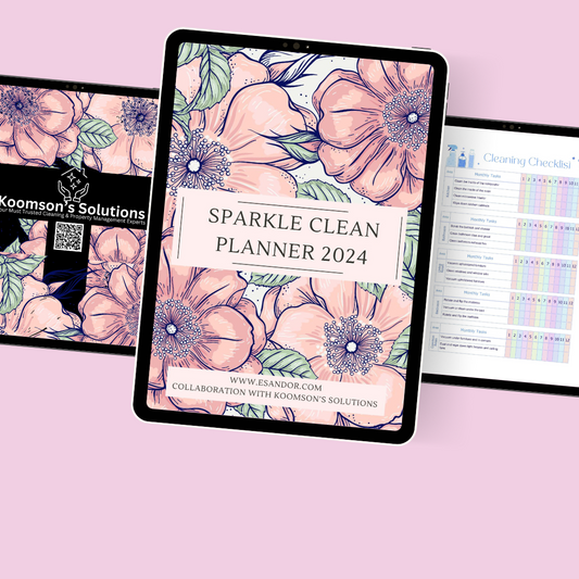 Sparkle Clean: Digital Cleaning Planner for a Tidy Life