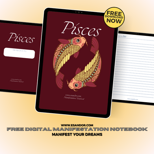 Pisces Manifestation Notebook