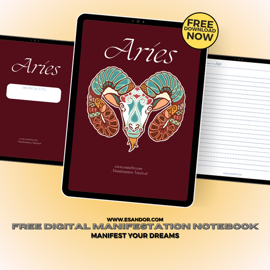 Aries Manifestation Notebook