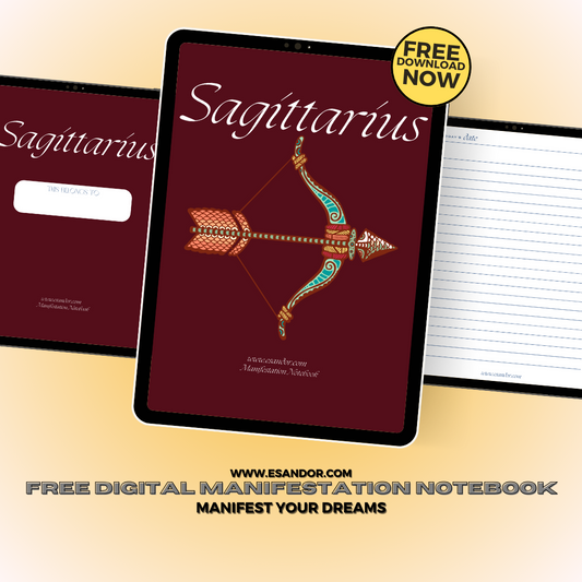 Sagittarius Manifestation Notebook