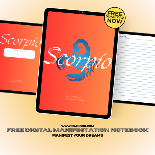 Scorpio Manifestation Notebook