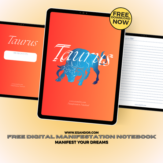 Taurus Manifestation Notebook