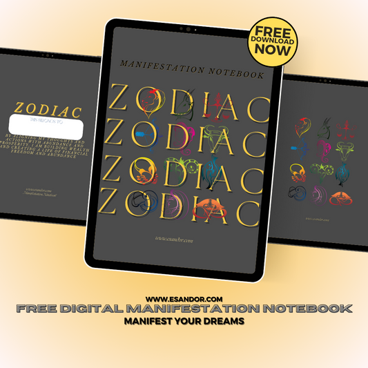 Zodiac Manifestation Notebook