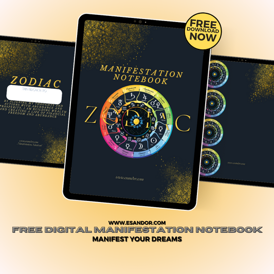 Zodiac Manifestation Notebook