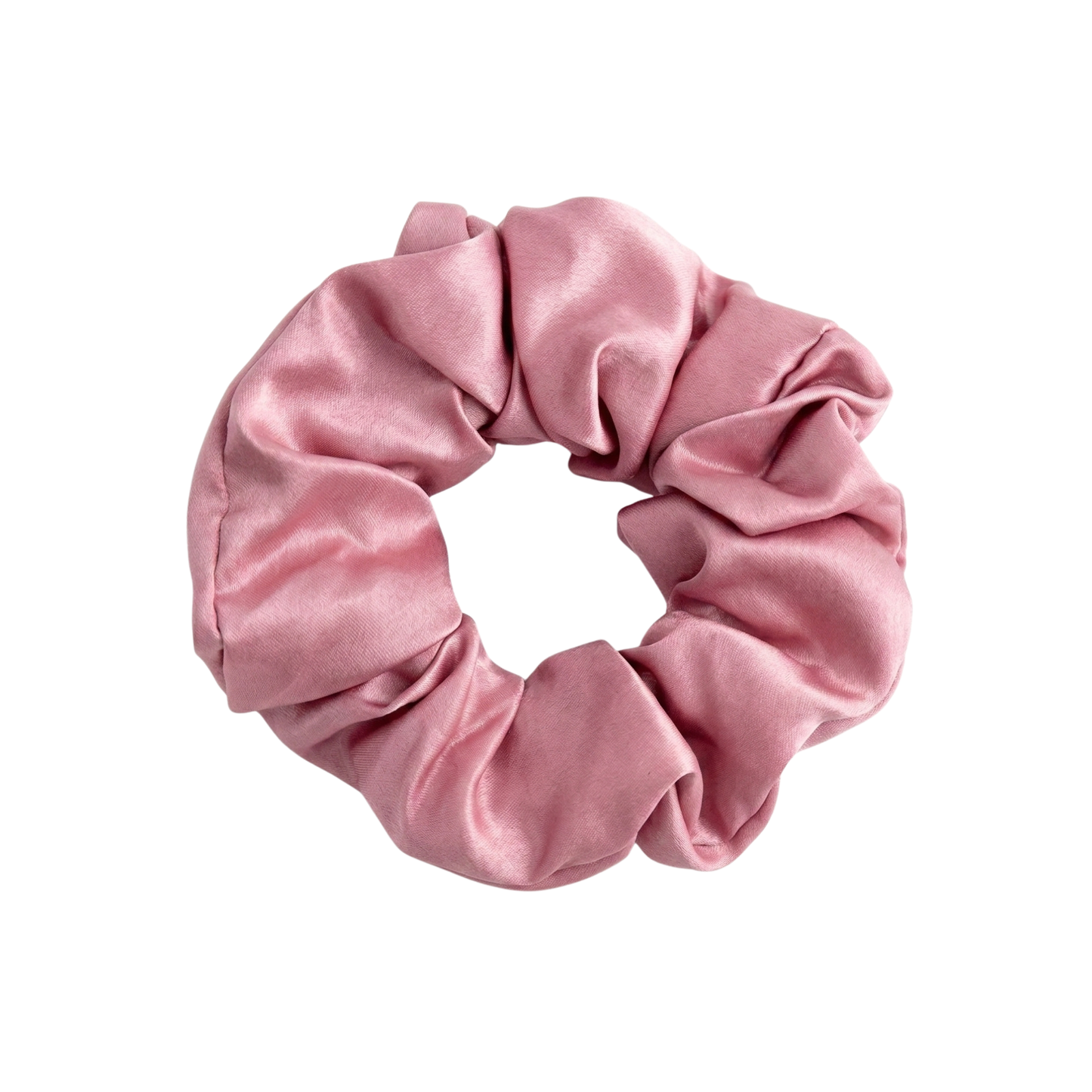 ESANDOR Satin Scrunchie - Rose Gold | Anti-Frizz & No-Crease Hair Tie