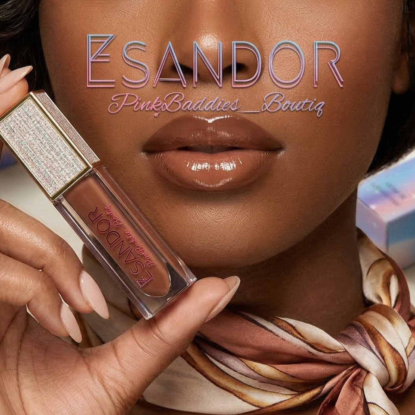 Coco-Craze (#20) Deep Brown Lip Gloss | Mocha Plumping Gloss
