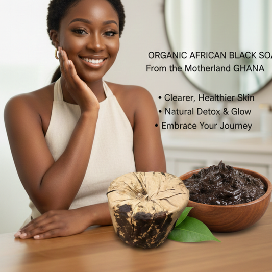 ESANDOR Raw Authentic African Black Soap | Organic & Ethical |- Exfoliates, Deep Cleanses, and Evens Tone - 320g (11.2oz)