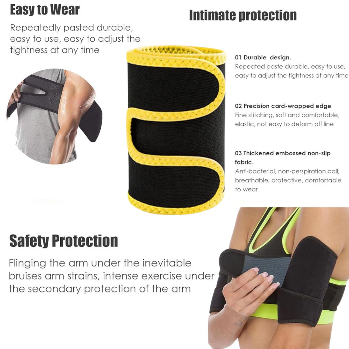 M_KSnatched Arm Snatcher Band | Neoprene Sculpting Sleeves (Set of 2)
