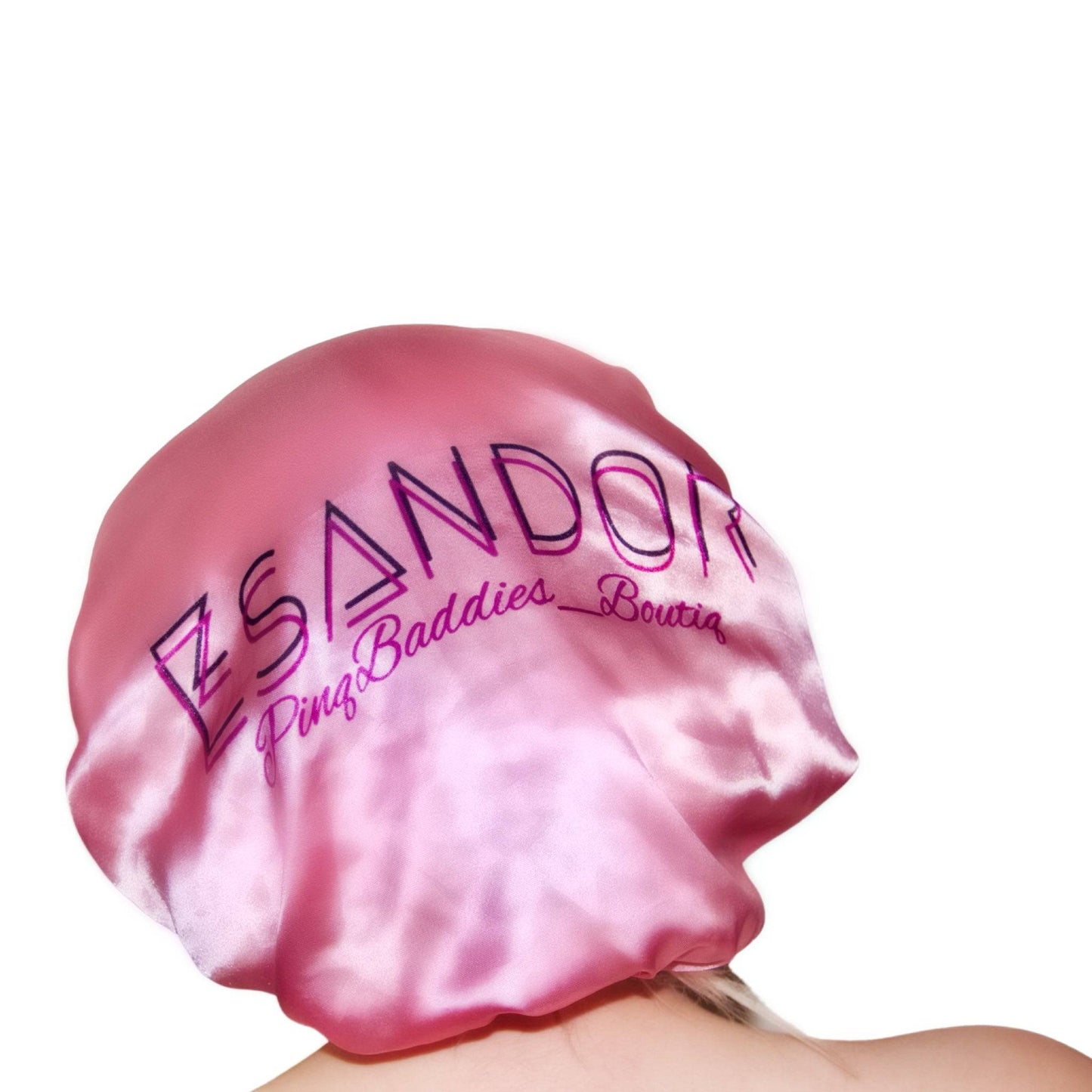 Hot & Baby Pink Reversible Hair Bonnet